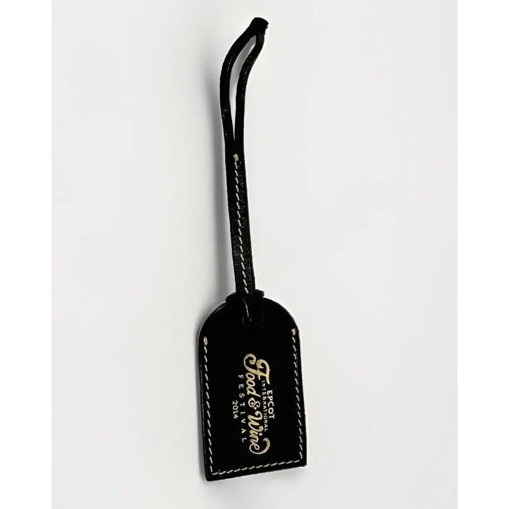 Dooney & Bourke Disney Epcot Food & Wine Festival 2014 Leather Hang Tag Charm - Picture 3 of 4